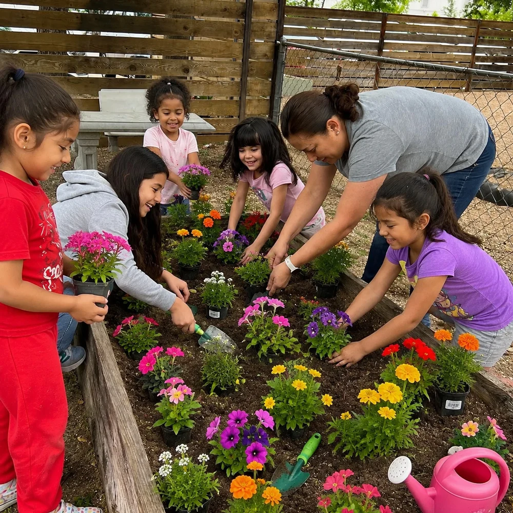Gardening at sweet briar child development center gardening at sweet briar child development center